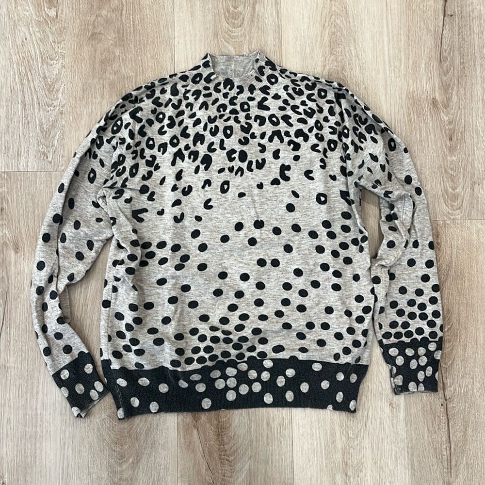 Leopard print sweater